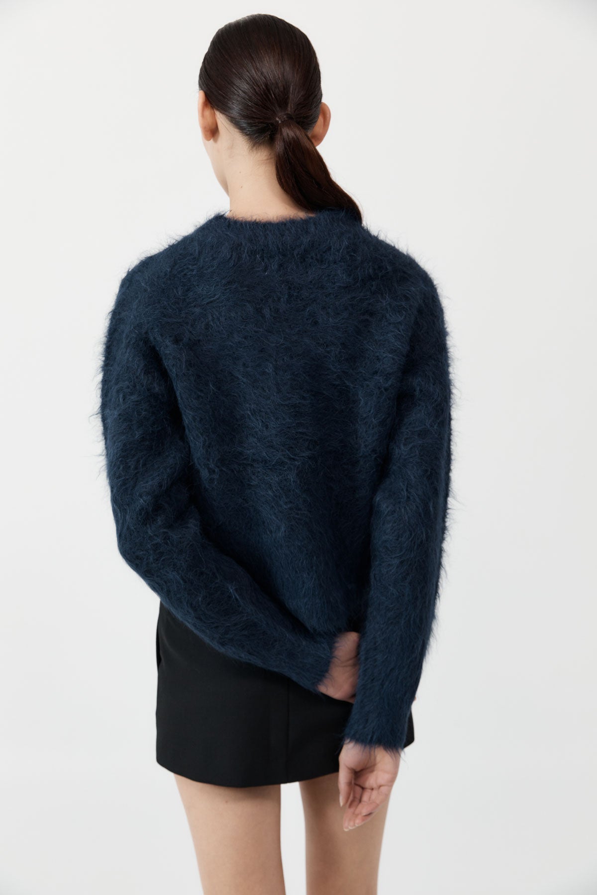 Alpaca Sweater - Midnight Blue