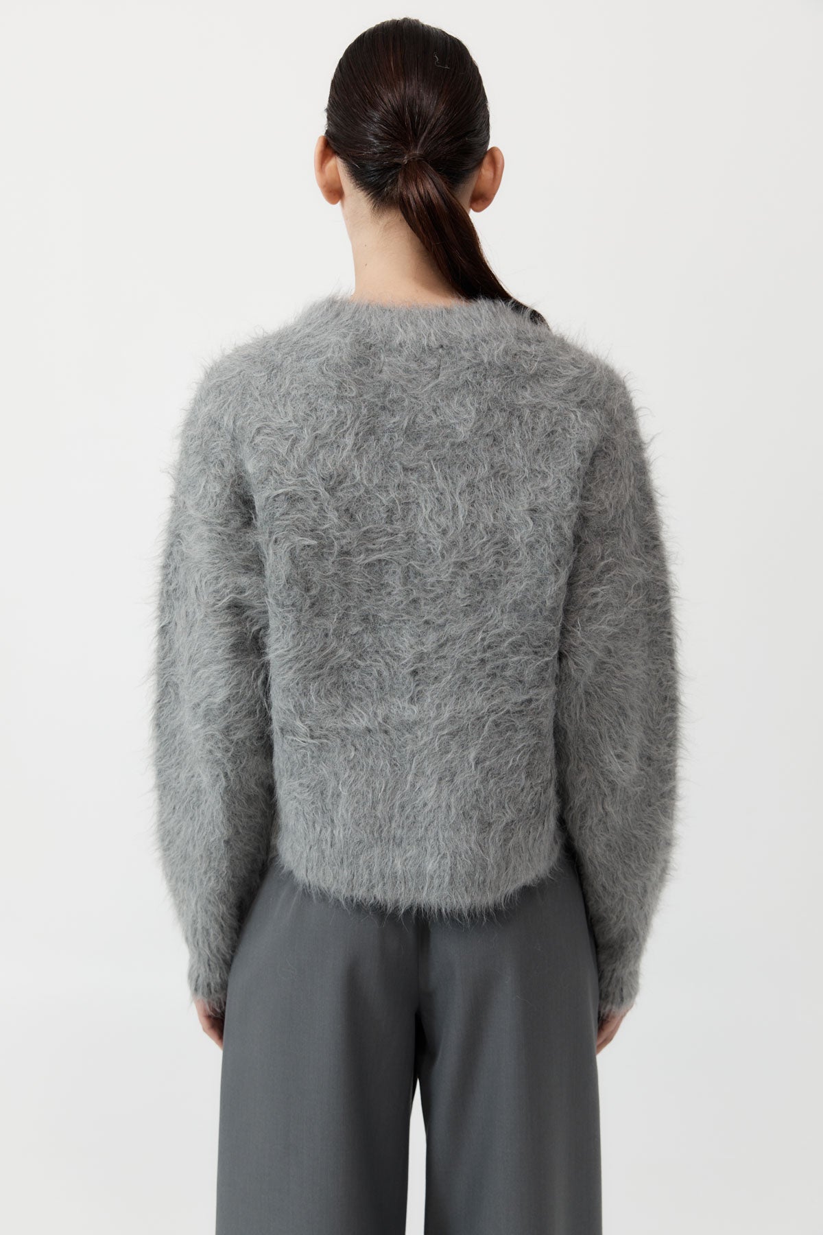 Alpaca Sweater - Soft Grey