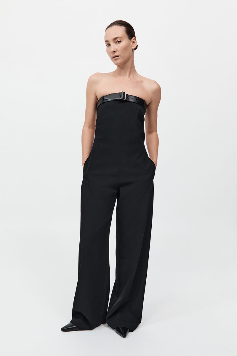 Agni Deconstructed Tailored Jumpsuit Black