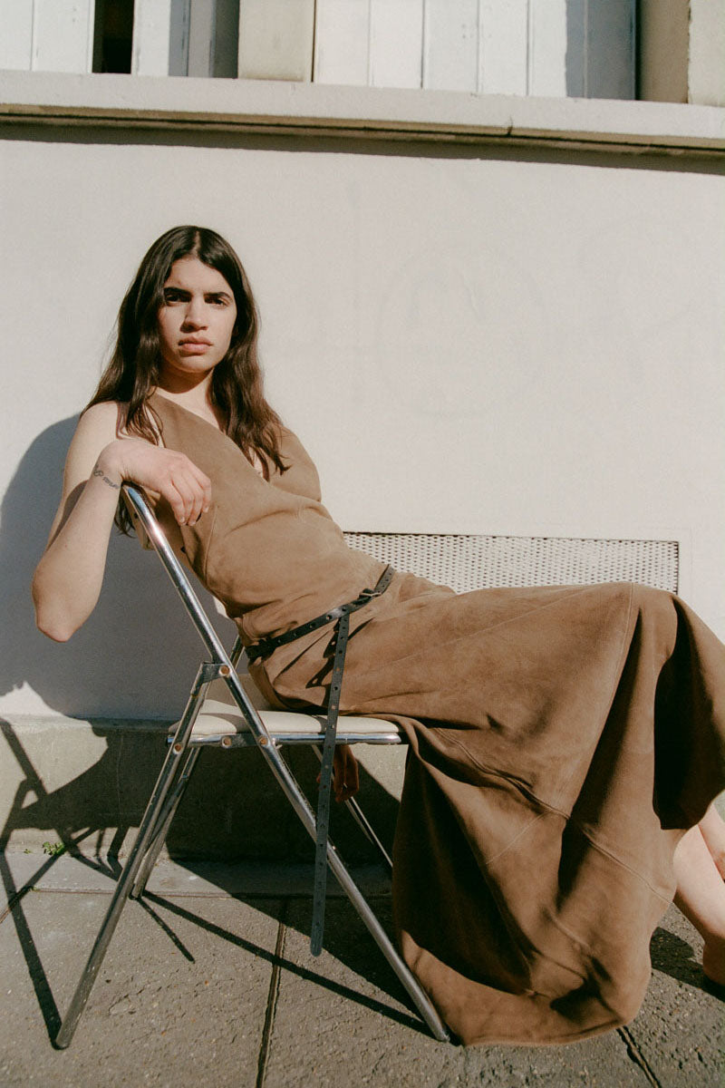 st agni halter plunge dress St. Agni Halter Plunge Dress