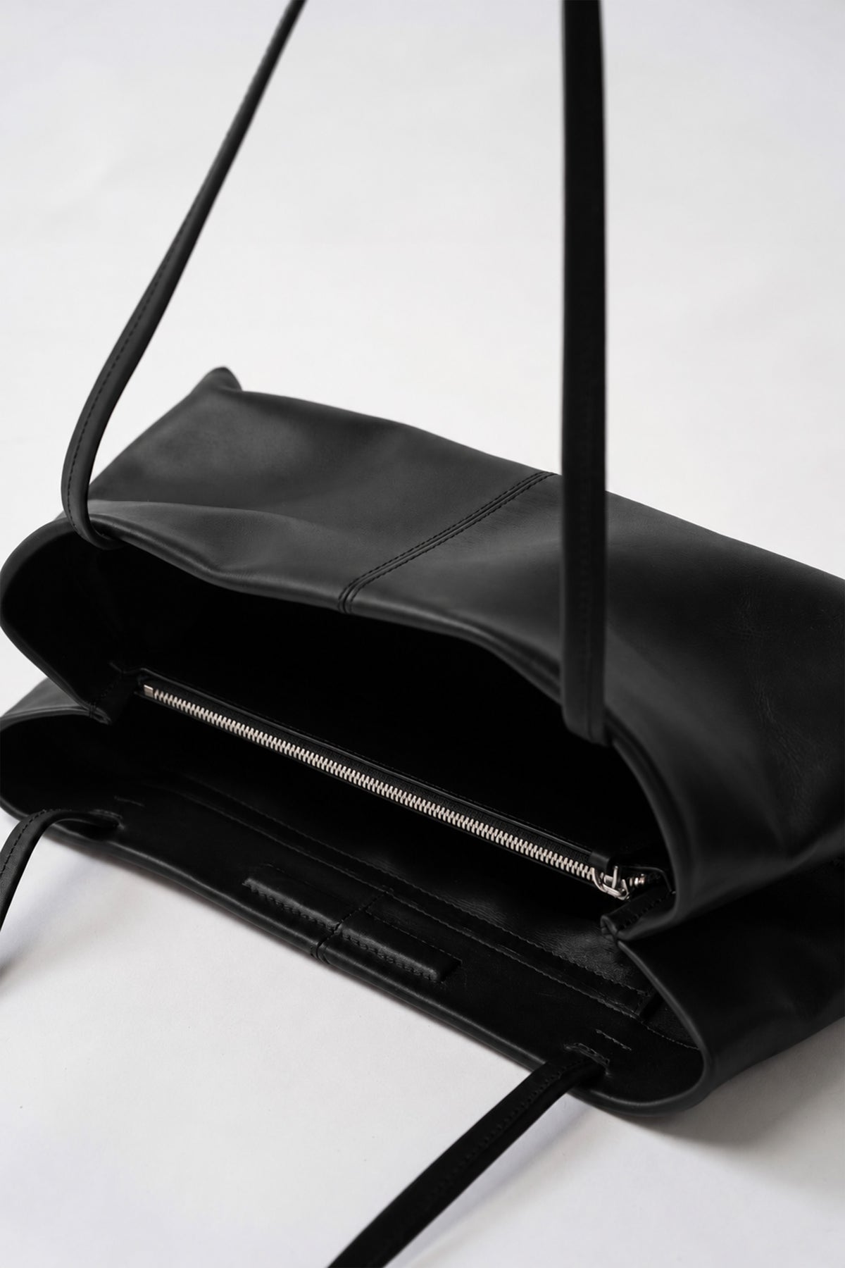 Origami Tote - Black Smooth