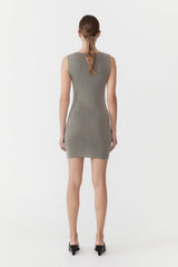 PRE-ORDER: Vas Knit Mini Dress - Shadow