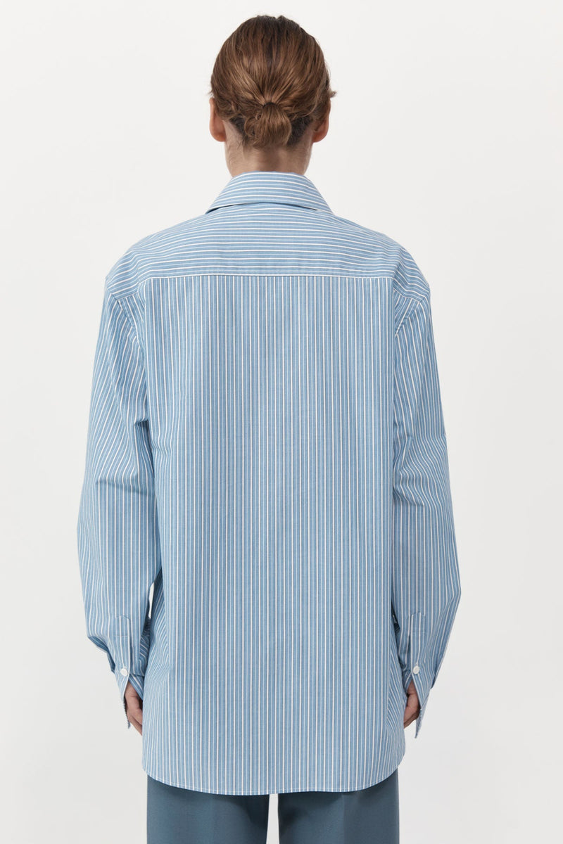 Homme Shirt - Blue Stripe