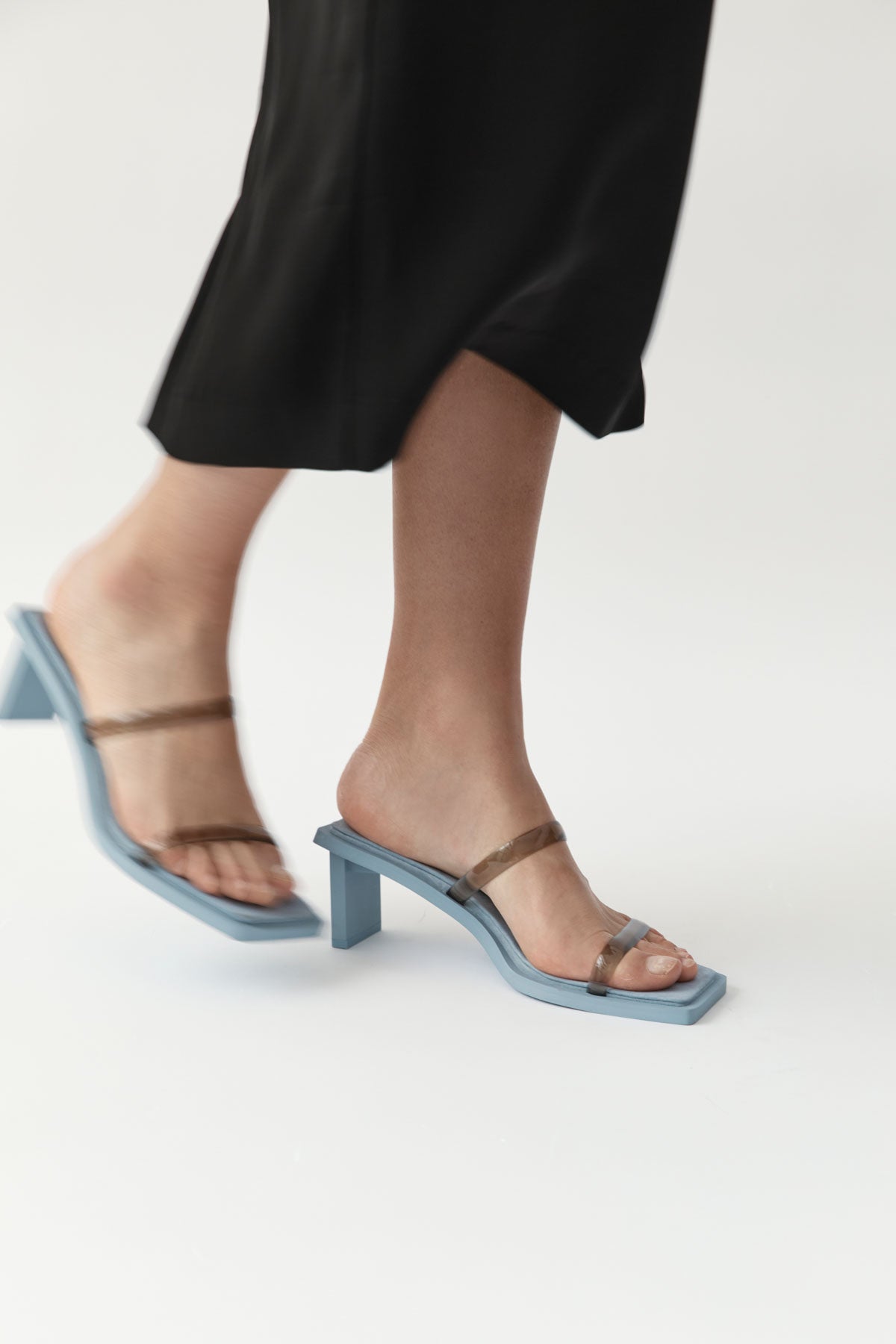 Transparent Heel - Slate