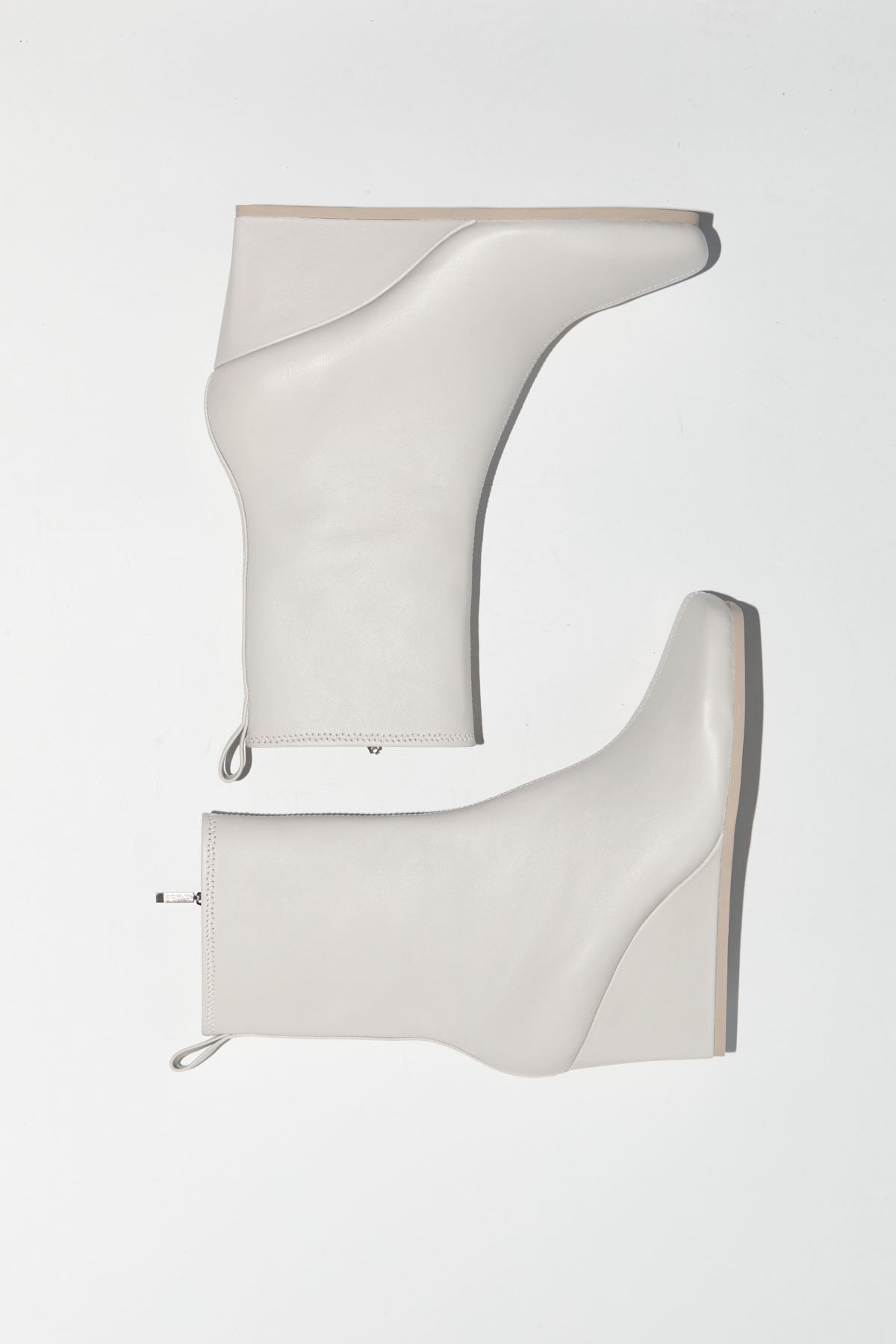 Wedge Boot - Cool White