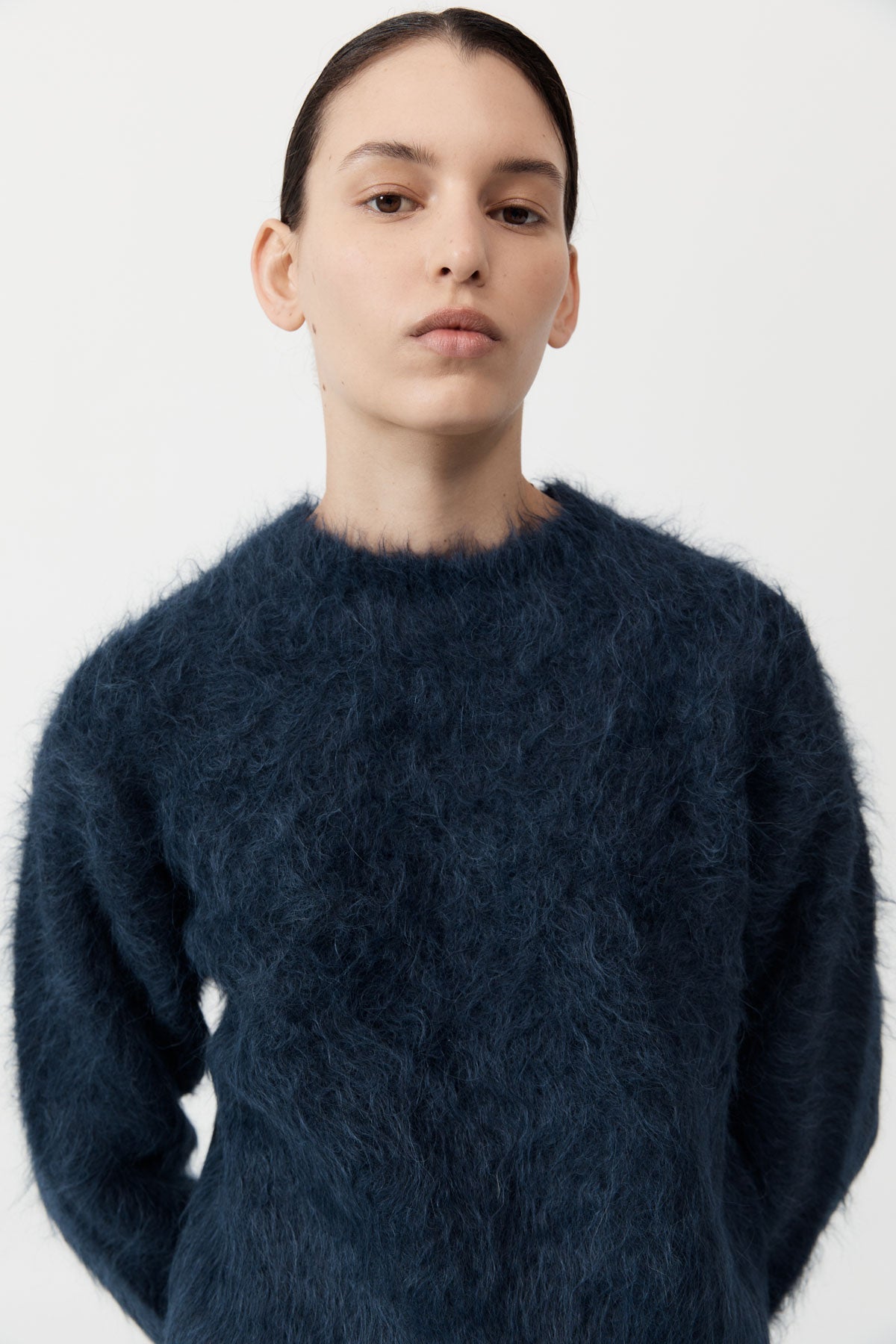 Alpaca Sweater - Midnight Blue