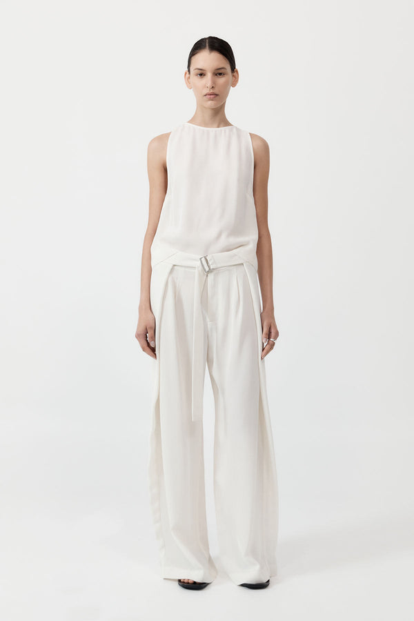 Viscose Shell Top - Off White