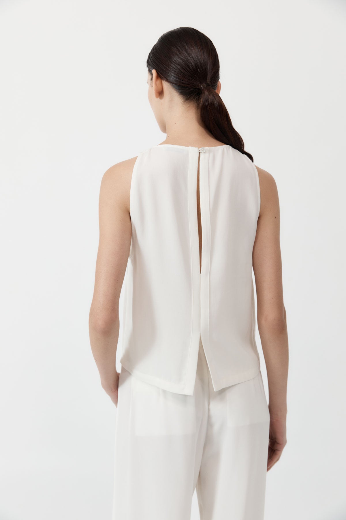 Viscose Shell Top - Off White