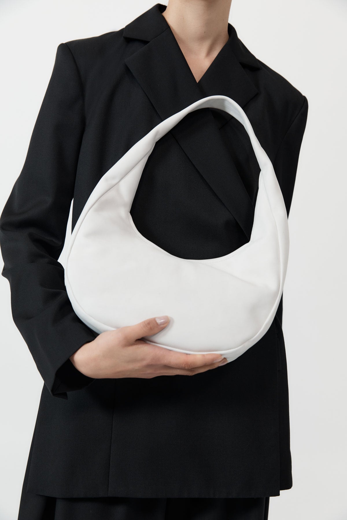 PRE-ORDER: Oval Mini Bag - Cool White