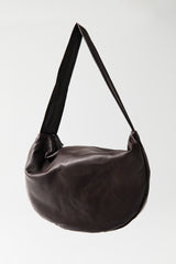 Soft Large Crescent Bag - Brunette