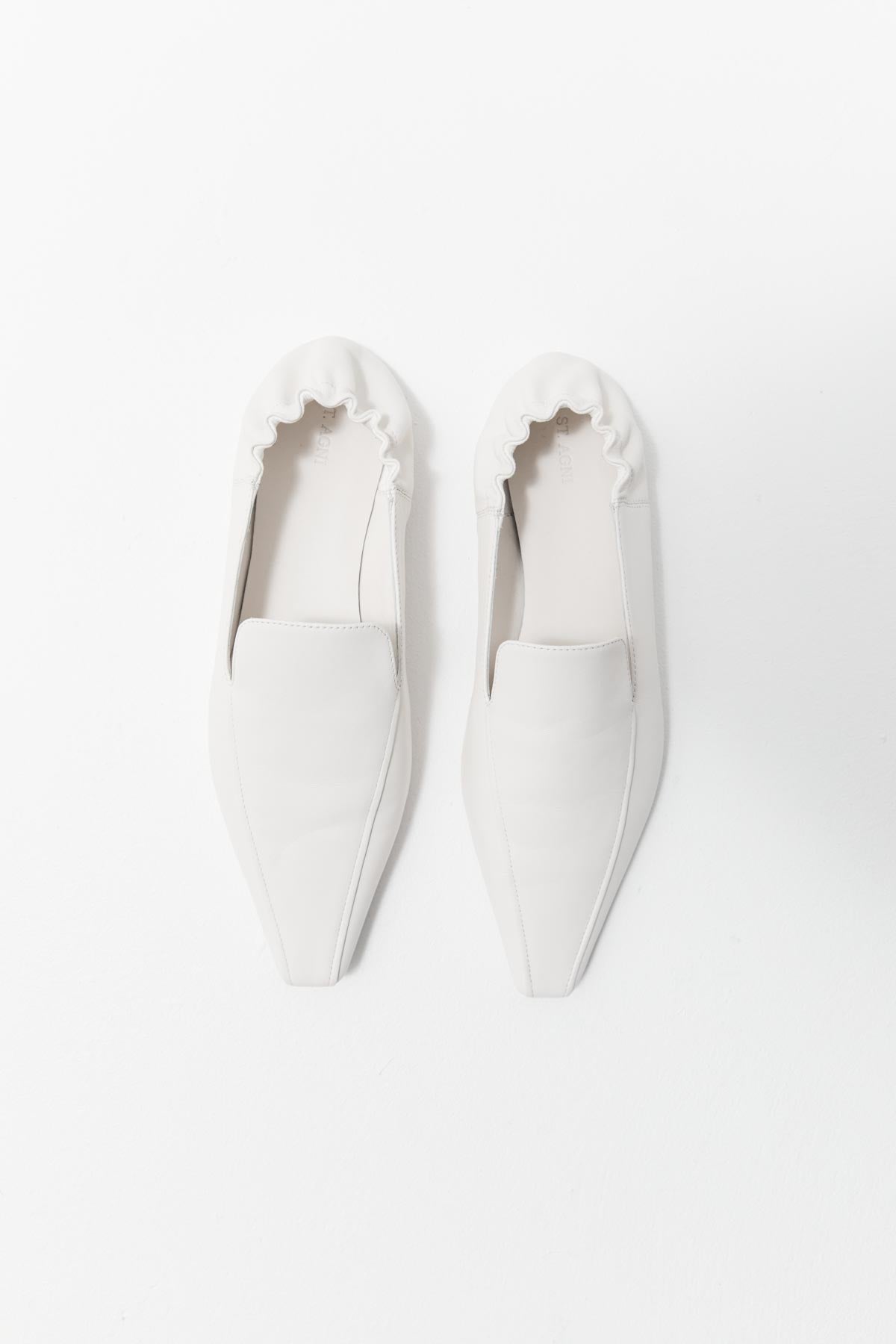 Flat Loafer - White