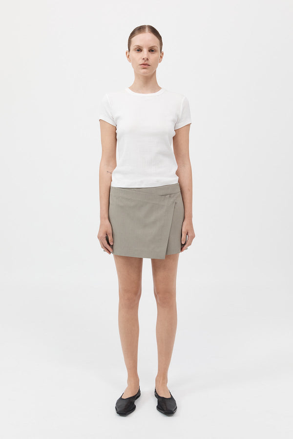 Wrap Short - Moss Grey