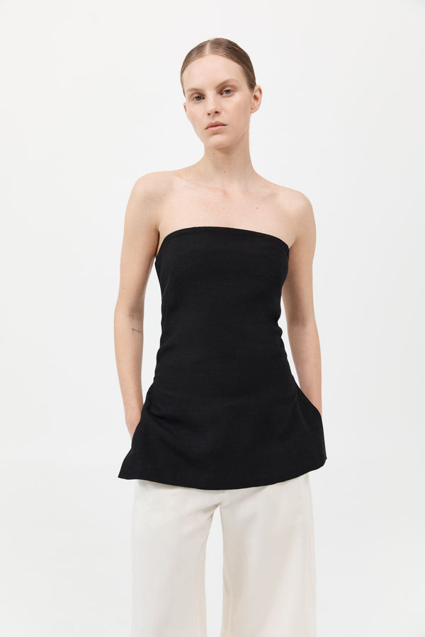 Column Tunic - Black