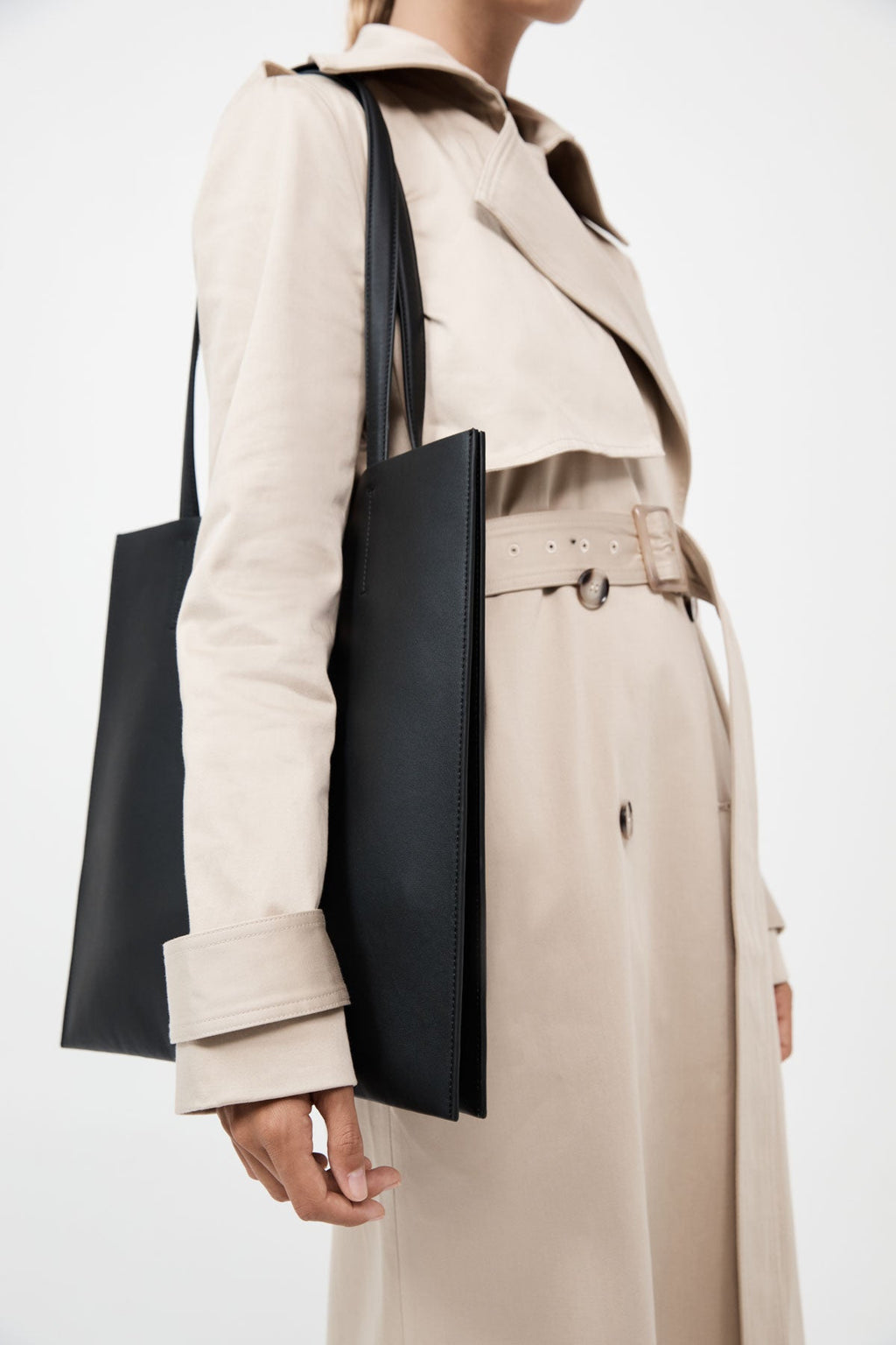 【関税込み】St. Agni ブラック Dual トートバッグ St. Agni | Dual Tote - Black