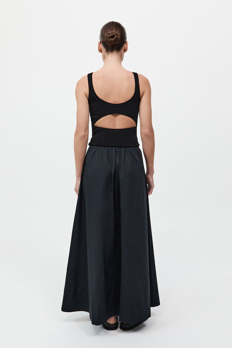 st agni cut out midi dress St. Agni | Bateau Cut Out Dress