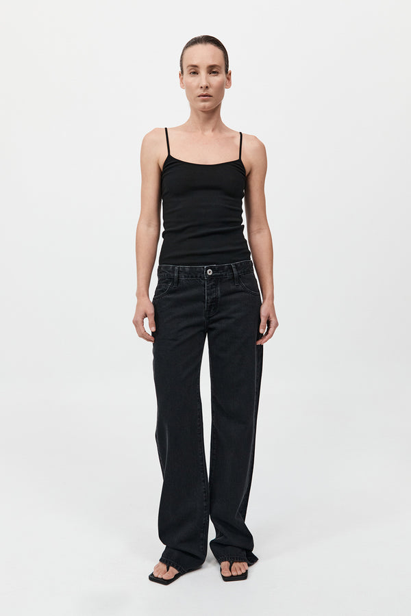 90s Low Rise Jeans 
by Outland Denim - Washed Black