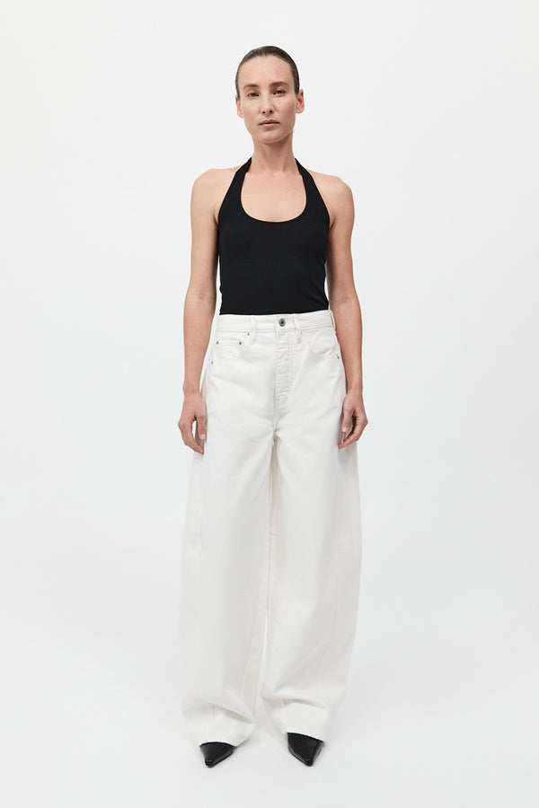 Mid Rise Balloon Jeans 
by Outland Denim - White