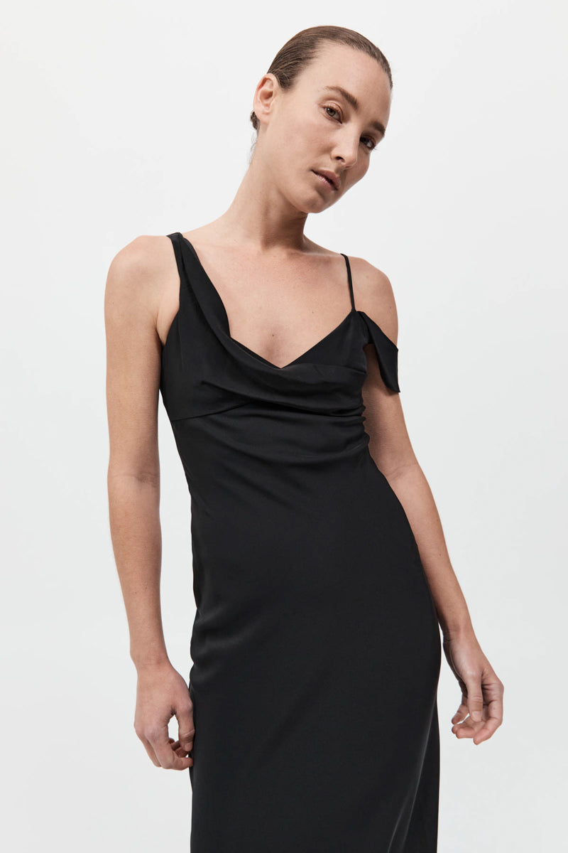st agni silk drape dress Silk Drape Dress | ST AGNI