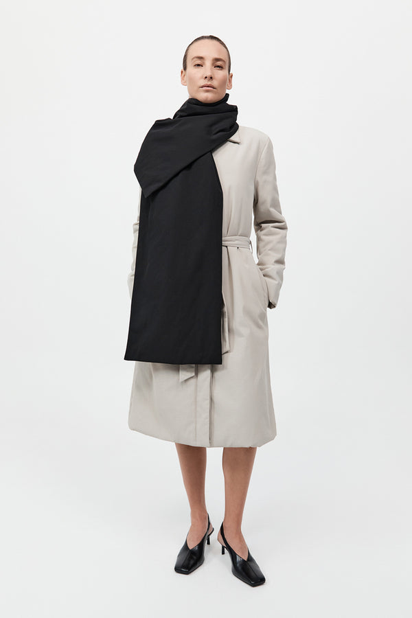 Padded Scarf - Black