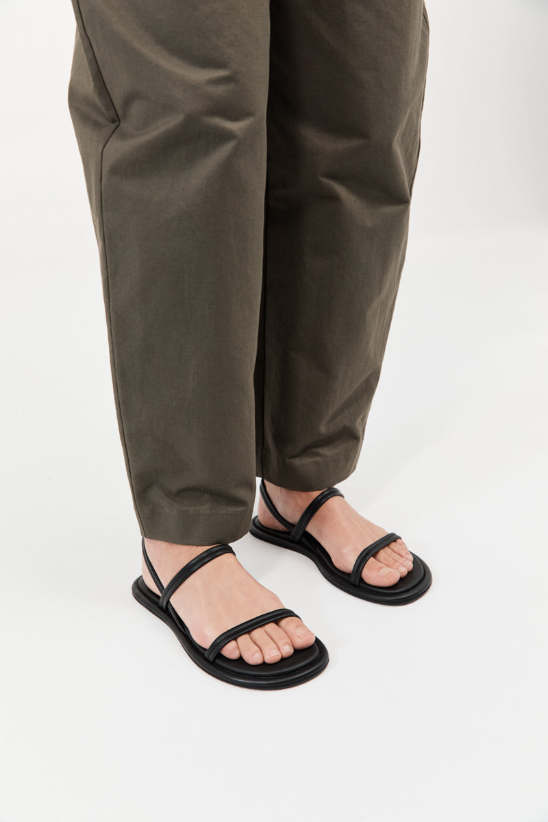 Agni Fine Strap Sandal Black - Main Image