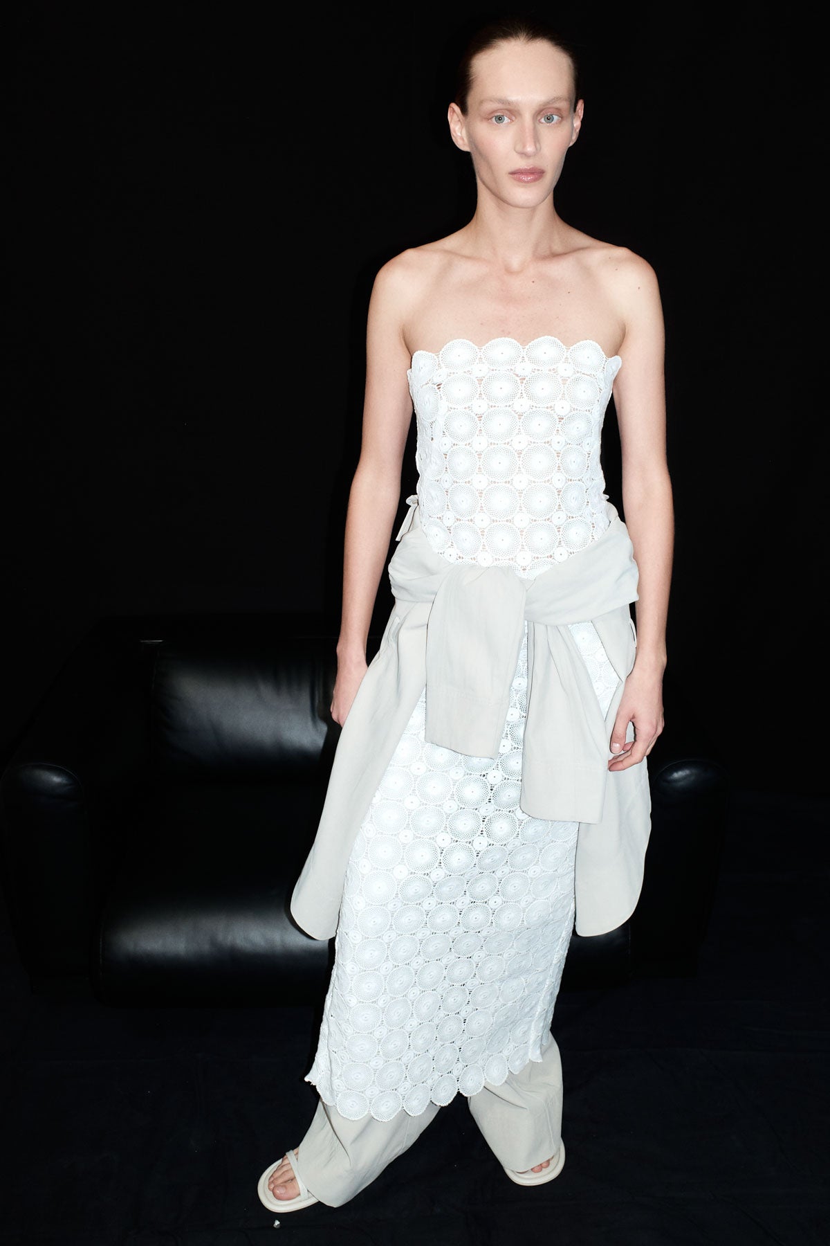 St. Agni | Doily Column Dress - White St. Agni | Doily Column Dress - White