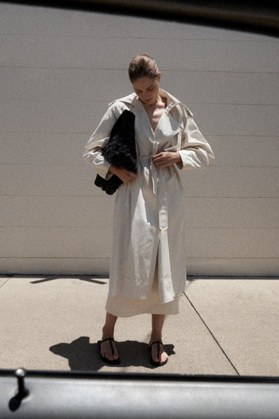 Relaxed Trench - Putty
