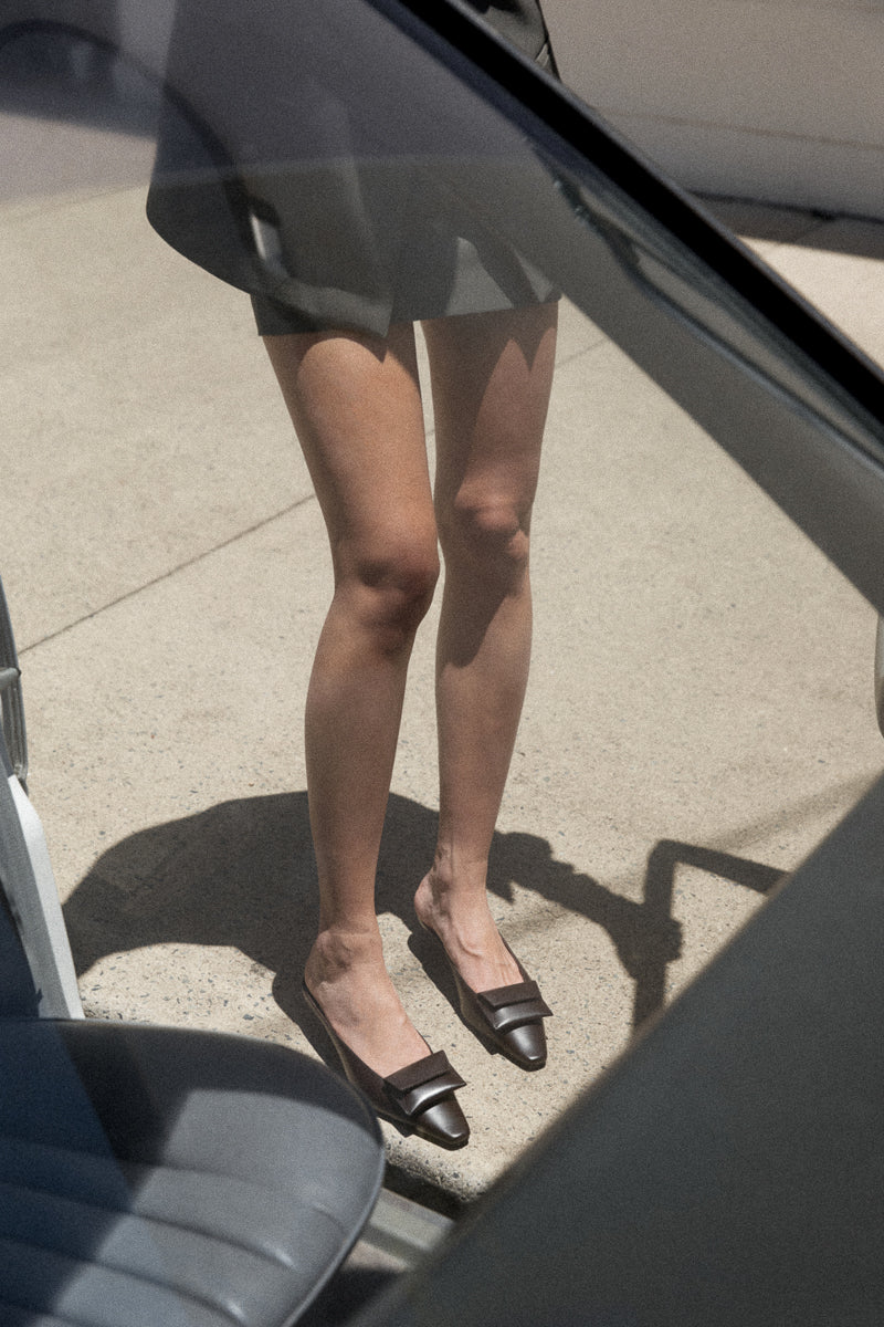 Petit Pouch Heel - Coffee