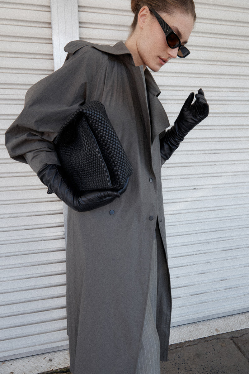 Lattice Everyday Satchel - Black