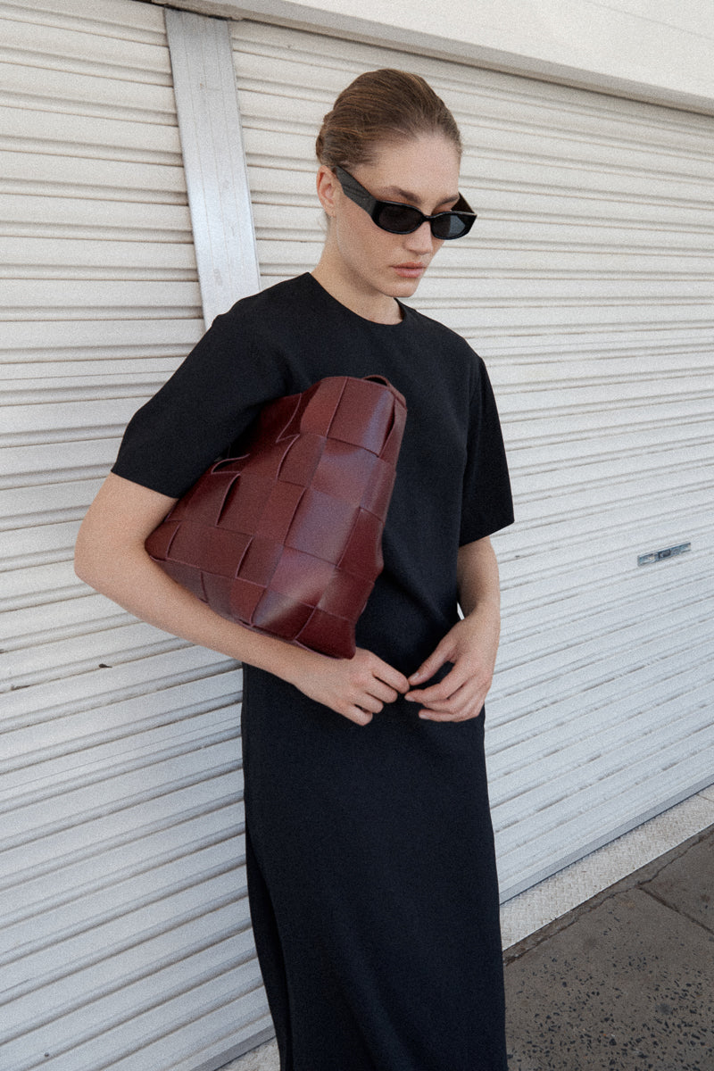 Relaxed Tee Dress - Black