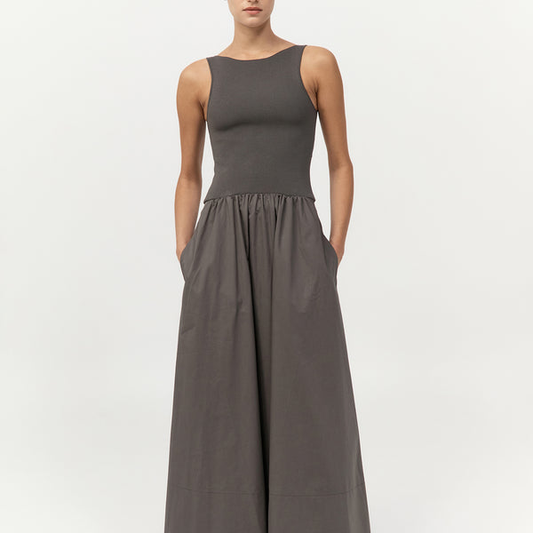 st agni cut out dress Bateau Cut Out Dress
