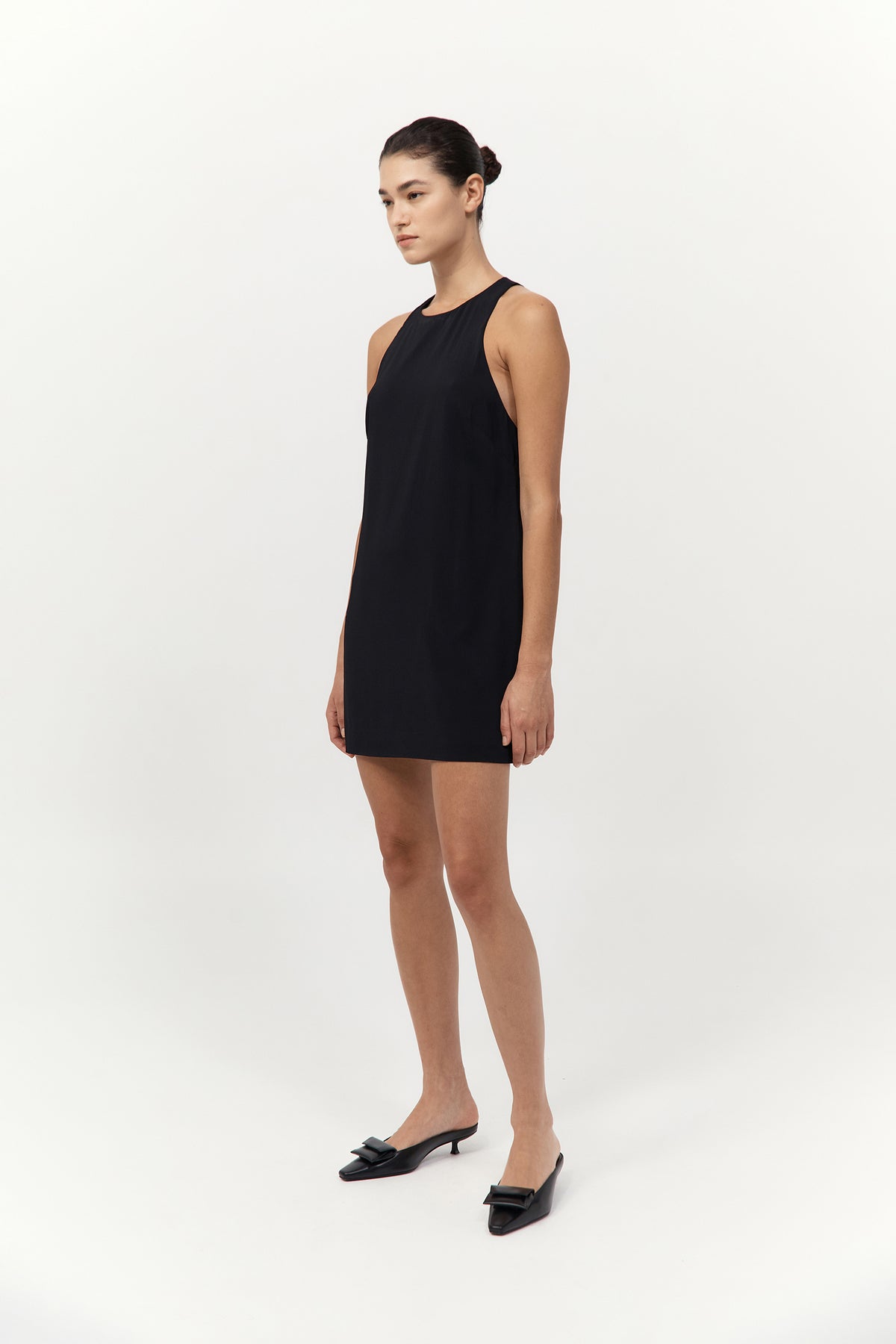 St. Agni | Cut Away Shift Dress - Black St. Agni | Cut Away Shift Dress - Black