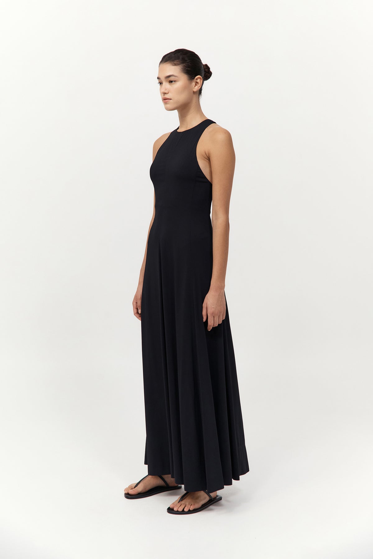 St. Agni | Cut Away Maxi Dress - Black St. Agni | Cut Away Maxi Dress - Black