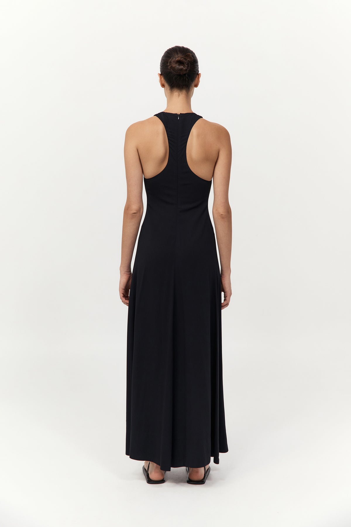 Cut Away Maxi Dress - Black