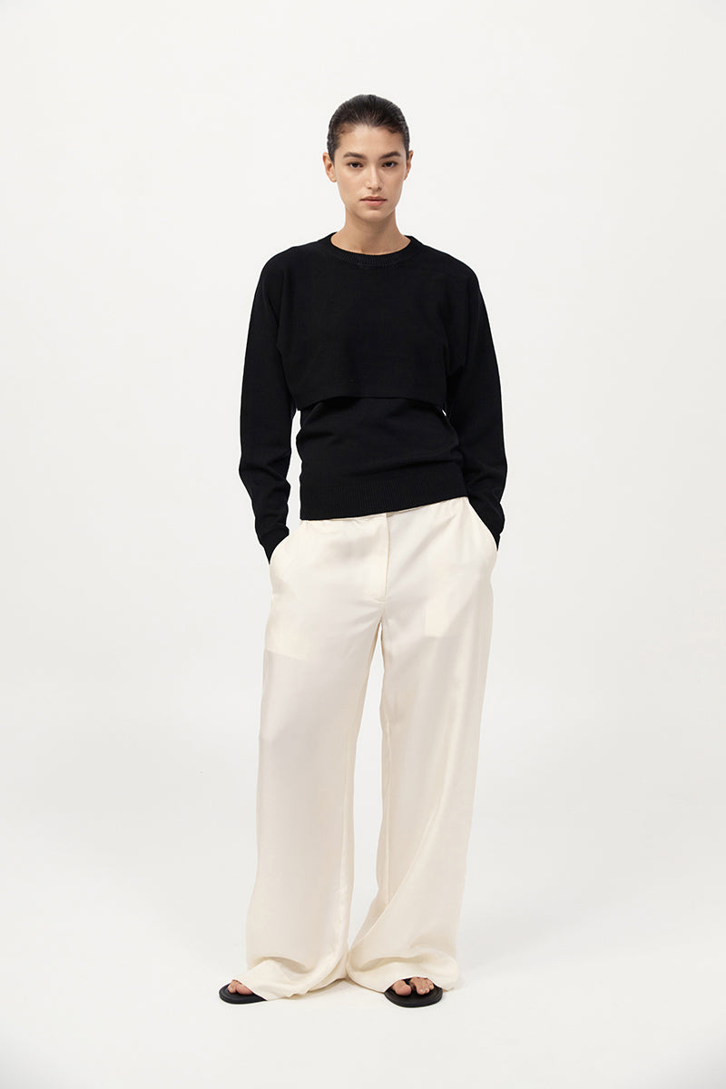 Two Piece Jumper - Black