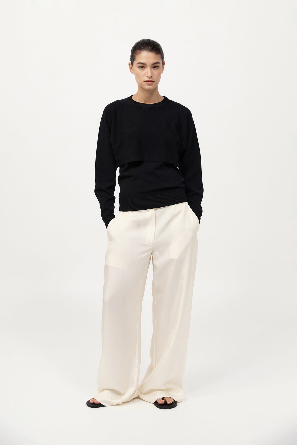 Two Piece Jumper - Black