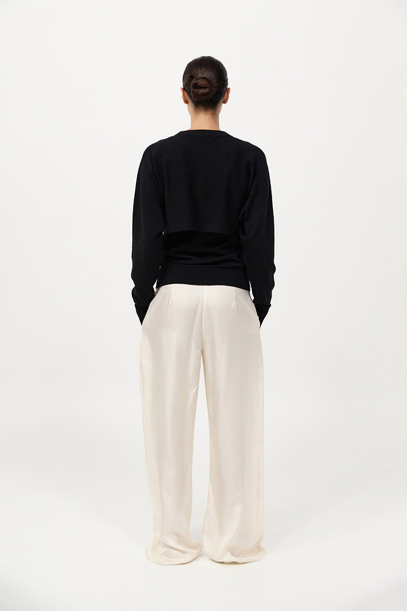Two Piece Jumper - Black