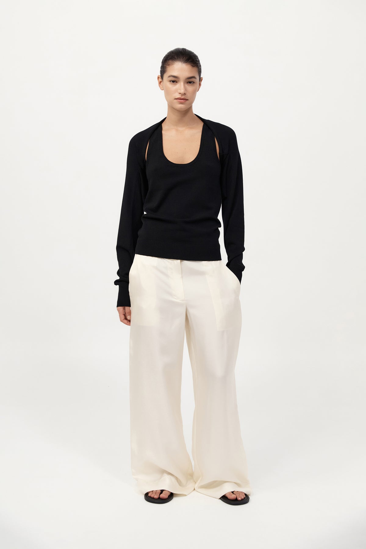 Two Piece Jumper - Black