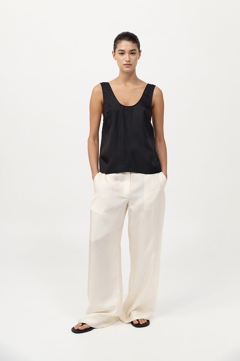 Jordan Button Up Top - Black
