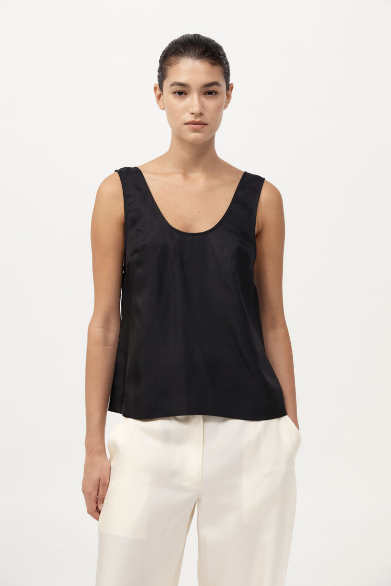 Jordan Button Up Top - Black