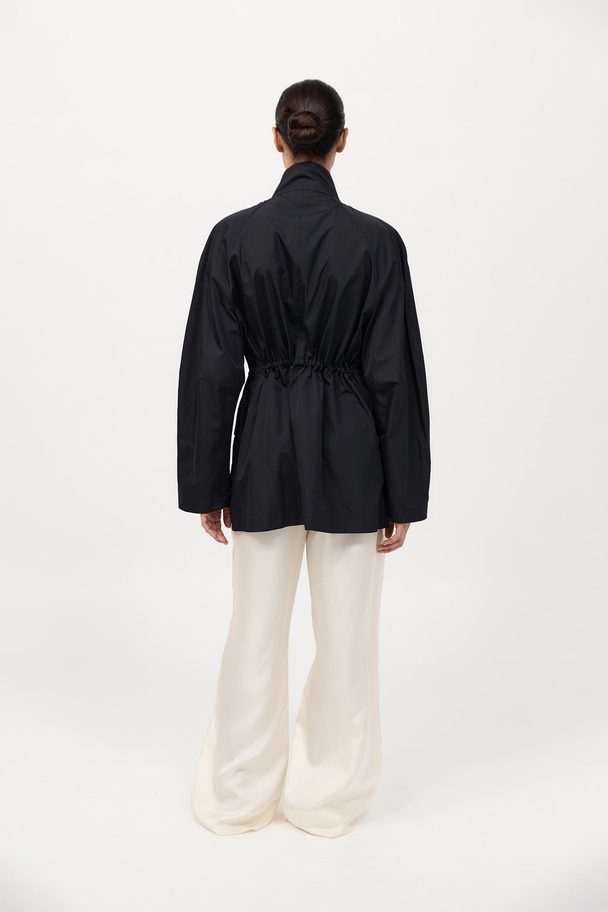 Paper Taffeta Parka - Black