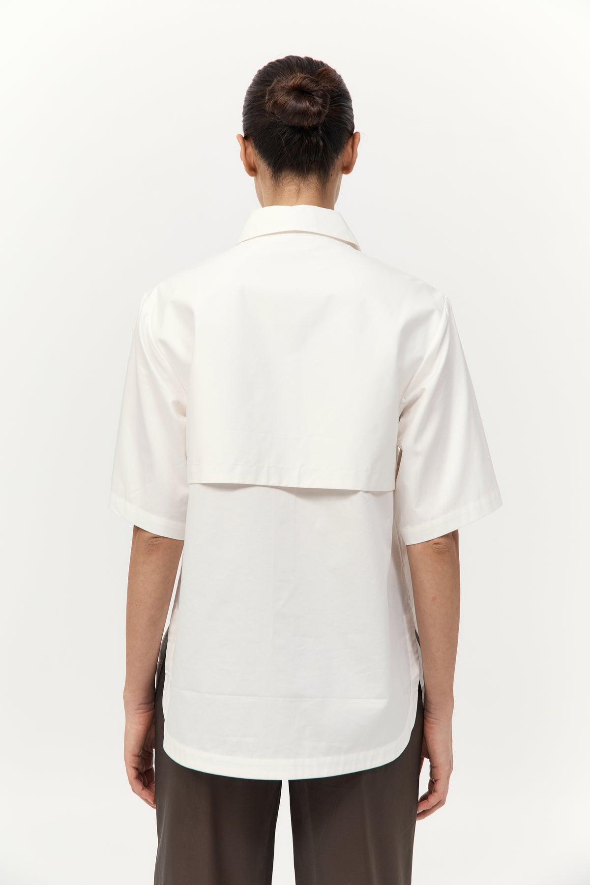 Utility Short Sleeve Shirt - Off White
