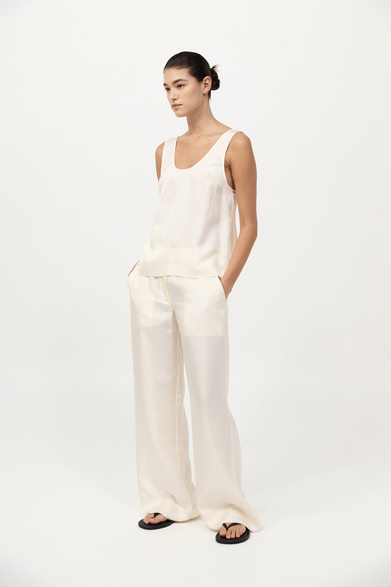 Jordan Button Up Top - Milk