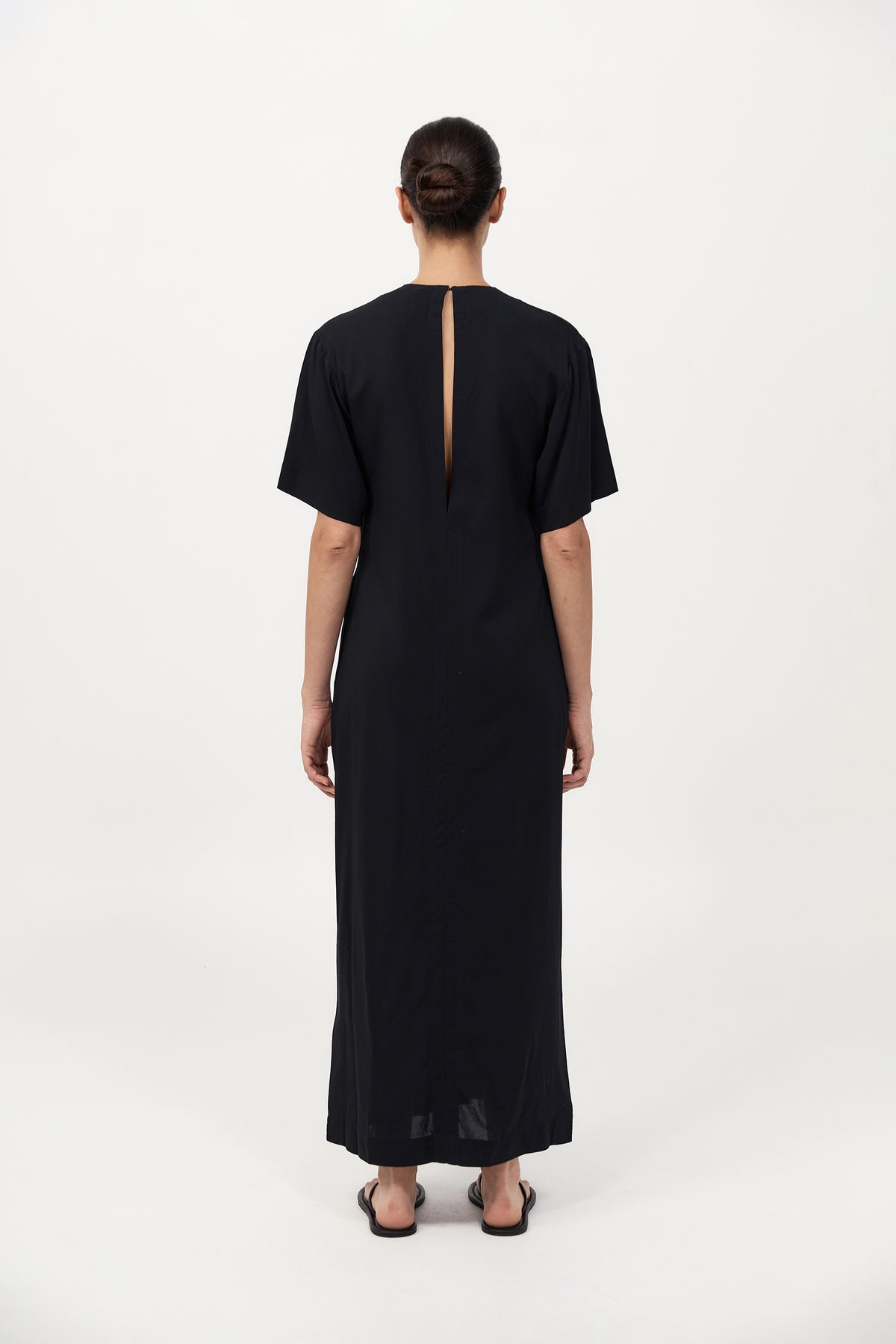 Relaxed Tee Dress - Black