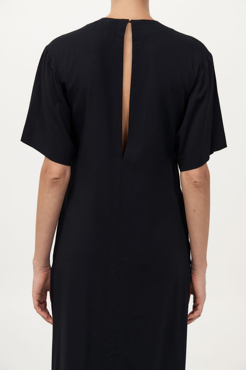 Relaxed Tee Dress - Black