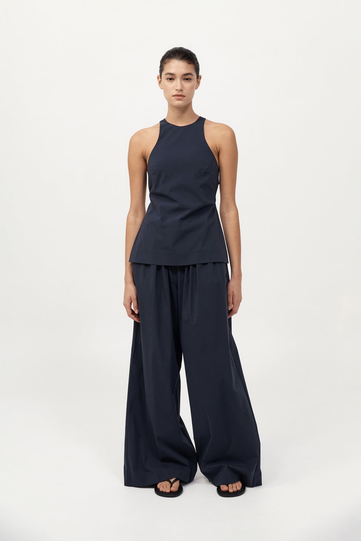 Racerback Top - Dark Ink