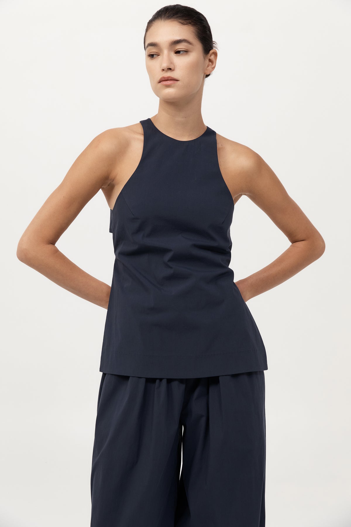 Racerback Top - Dark Ink