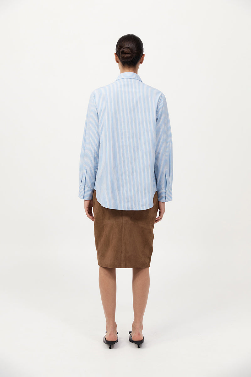 Classic Shirt - Pale Blue Stripe