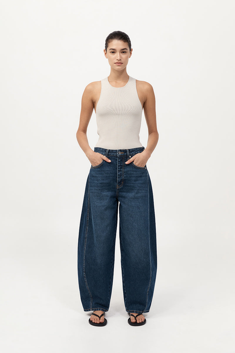 Sculpted Knit Top - Silver