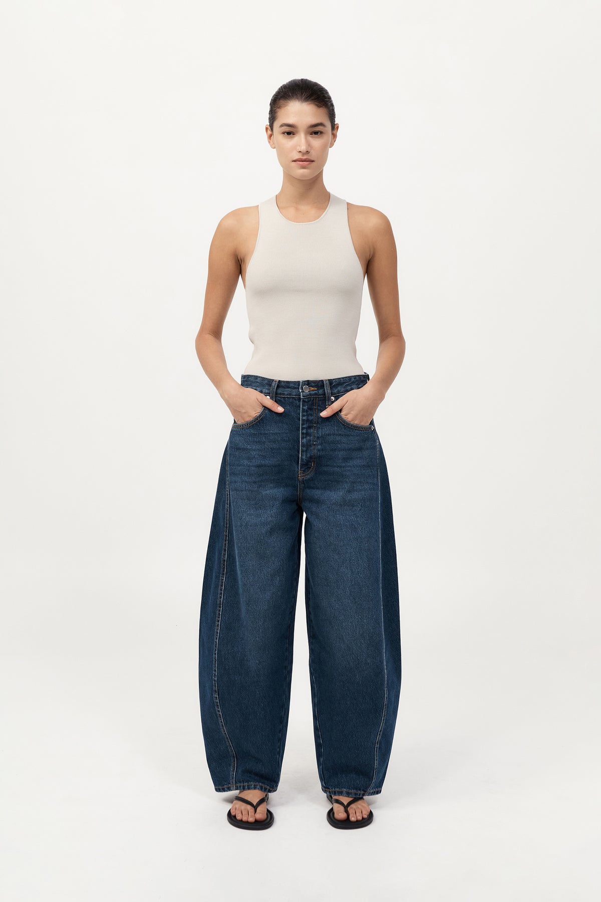 Sculpted Knit Top - Silver