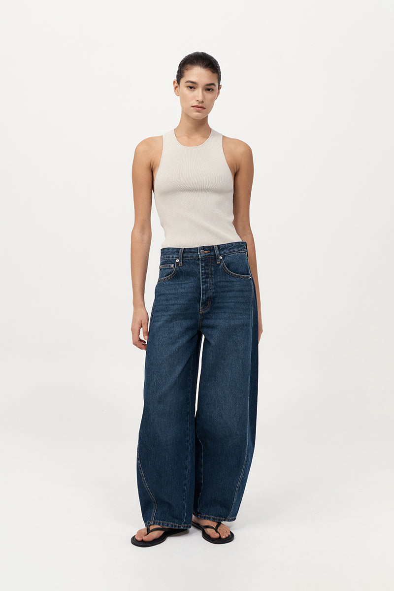 Sculpted Knit Top - Silver